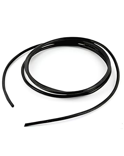 Heartbreaker Lederband schwarz I 2 mm x 1 m I Hochwertiges Band aus...