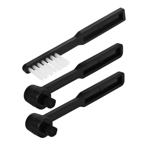 ULDIGI 3pcs Stylus Cleaner Brush Static Vinyl Cleaning Tool with Strong Bristles for Record Player Needle Maintenance Gentle Cleaning for Home Use