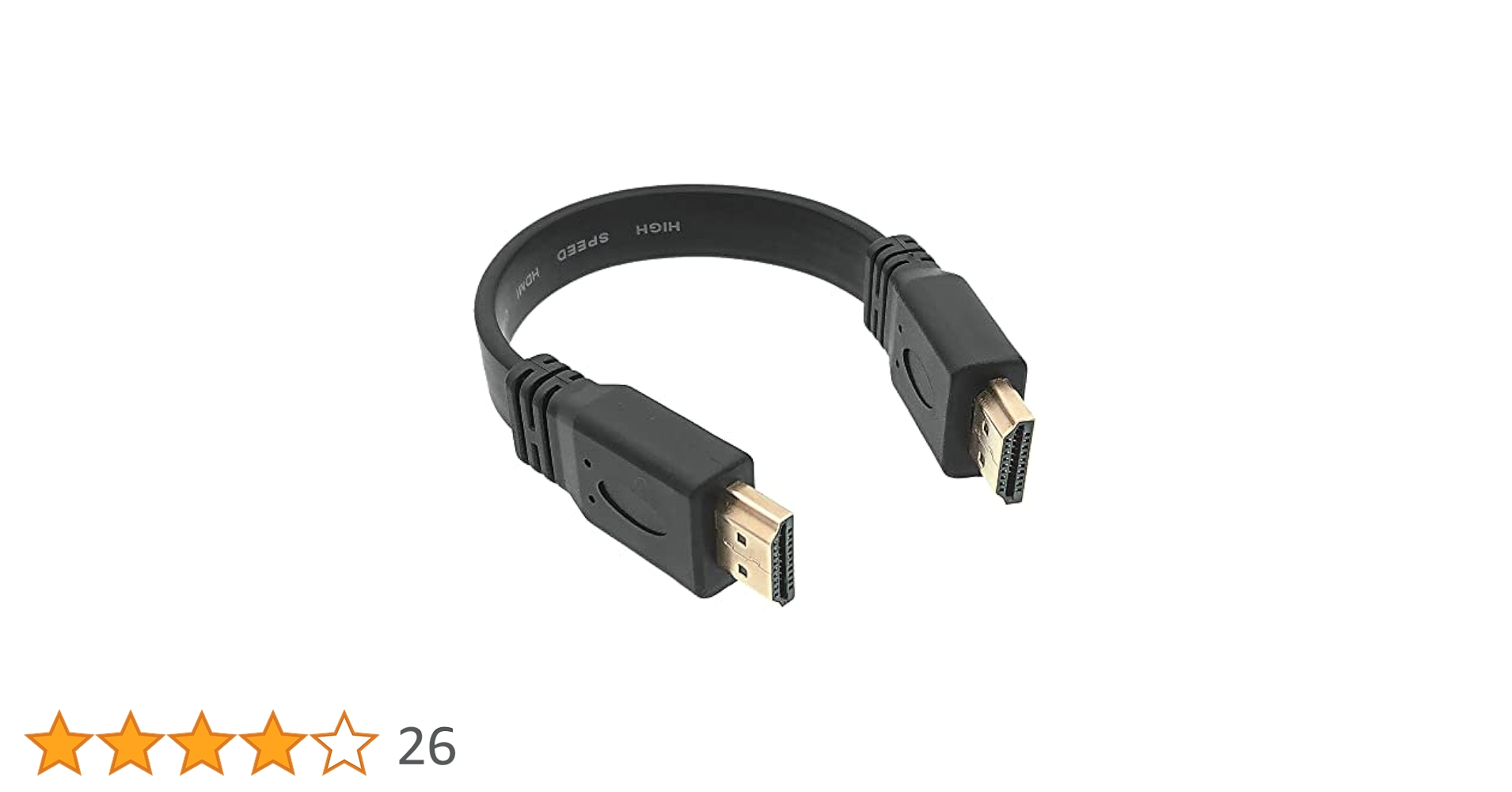 未使用 HDMIケーブル 黒 KM-HD20-50FCK【ハイスピードHDMIケーブル（5m・ブラック