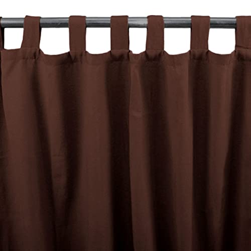 Rideau First à pattes (140x250cm) Chocolat