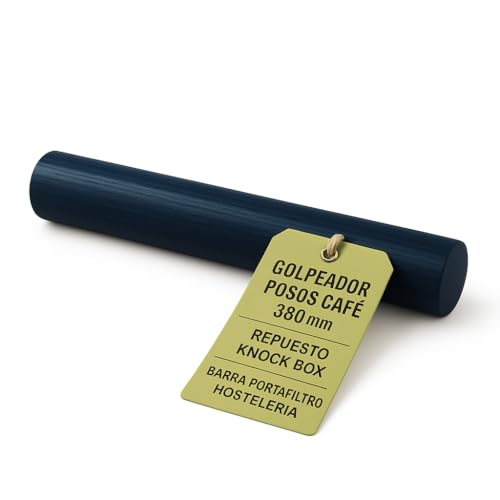 CubetasGastronorm ® Golpeador De Posos De Café 380 mm Ø40mm Repuesto Universal Para Cajón De Posos Hostelería Barra De Impacto Portafiltro Resistente A Manchas Uso Intensivo Ref 485412X Instalación