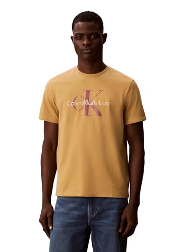 Image of Calvin Klein Men's Monogram Logo Crewneck T-Shirt