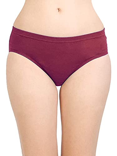 Image of HRBS Women's & Girls Cotton with Lykra Fabric Bikini Underwear, Soft Stretch Comfort Briefs Panties (Pack of 3) Random Color