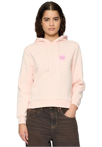 Miss Tee Self Love Club Hoody Pink, S Sudadera con Capucha, Rosa, S Grande para Mujer