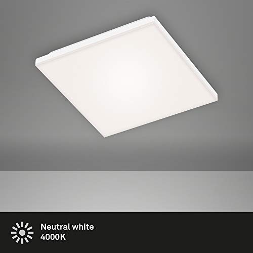 Panneau LED 12W plafonnier carré 295x295mm blanc neutre 4000K 1600lm