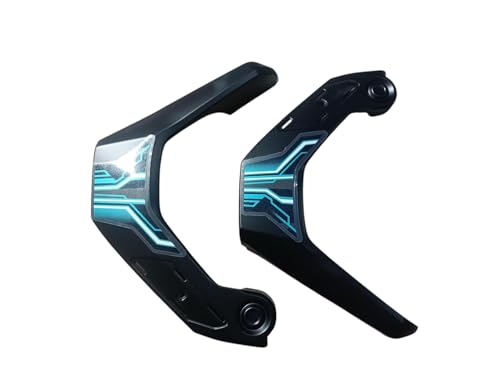 Image of Jai Shree Balaji Auto Parts FZ S V2 Bike Body Kit, Complete Body Panel Kit, Black and Blue