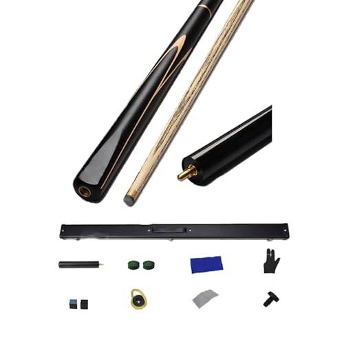 Taco profesional de billar americano 145 cm con estuche miniatura 1