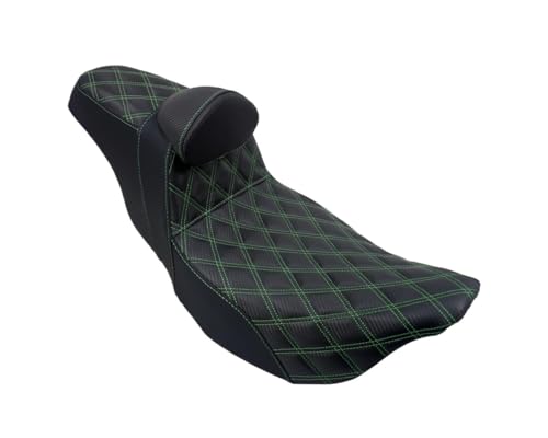 Cojín delantero conductor asiento de cuero Street Glide 2009-2023 Road King FLHR