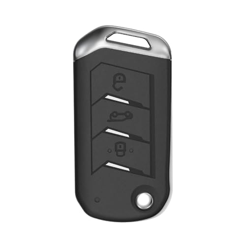 Image of Luxury Metal Waterproof Silicone Car Key Cover with Keychain |Transformer Series 3 Button Metal Smart Keycase Compatible with Mahindra Thar Roxx, 3XO, XUV700, Scorpio N 2023 & Bolero