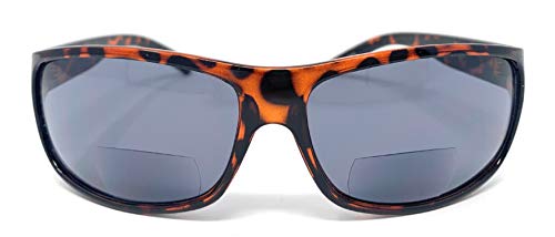 The Rio Unisex Bifocal Sun Reader Sport & Wrap-Around Reading Sunglasses for Men and Women