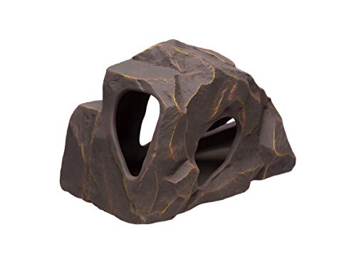 Image of Plecoceramics Aquarium Ceramic Decorations Cave Betta Stone Decor - Aquarium Fish Tank Hideway Decor for breeding Cichlids Plecos Betta Toys Hideout (Grotto)