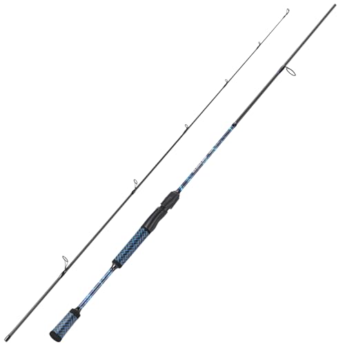Sougayilang Fishing Rods,IM7 Graphite Spinning Rod & Casting Rod, Stainless Steel Guides, SuperPolymer Handle,“S” Style Hook Keeper