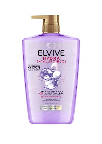 Lu0027Oréal Paris Elvive Hidra Hialurónico Champú 72h de Hidratación 1L 