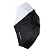 UNPLUGGED STUDIO 43inch White/Shoot Through Convertible Umbrella (Fiberglass Rib with Satin Fabric) UN-054
