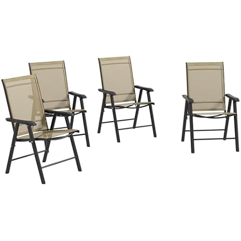 Outsunny Set of 4 Folding Chairs Cover