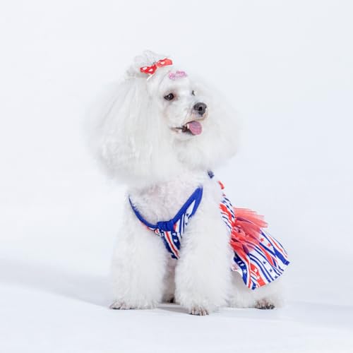 Image of CuteBone One Piece Dog Bikini Swimsuit Dress - Puppy Bathing Suit Costume for Small Dogs - Comfortable & Stylish Pet Clothes for Summer Pool, Beach & Play LTDB04L