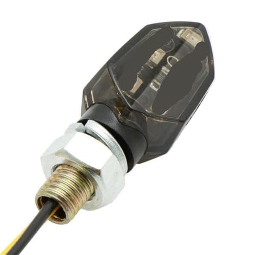 Luz de señal giro para motocicleta intermitente ámbar freno universal