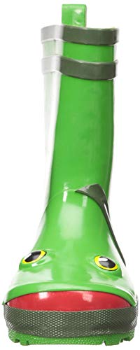 Kidorable Boy's Frog Rubber Rain Boots, Green, 9 M Us Toddler #TOP1