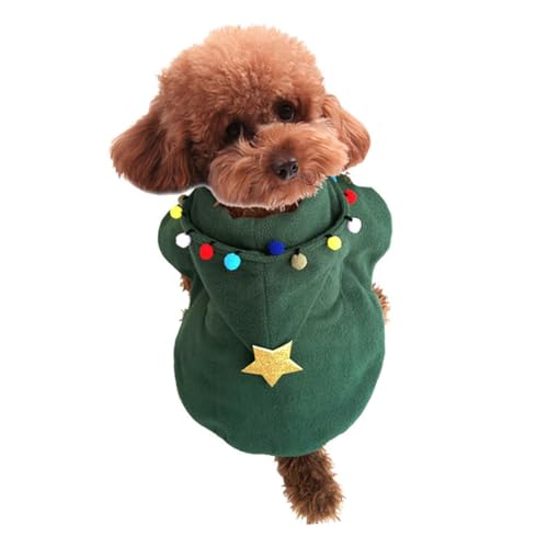 Disfraz para perro talla M color verde miniatura 4