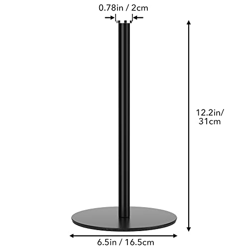 Black Paper Towel Holder Countertop - Free Standing Paper Towel Holder Stand For Kitchen Rolls, Non Slip Paper Towel Roll Holder, Modern Kitchen Countertop Organizer Fits Most Size Paper Roll #TOP5