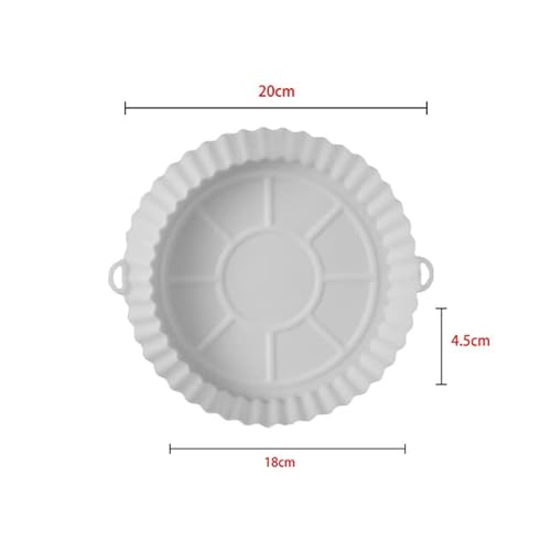 Forma Cesto De Silicone Para Air Fryer Reutilizável Antiaderente Forro T-Kai
