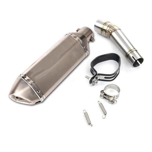Kit d'échappement moto NC750X et NC700 avec tuyau de liaison intermédiaire et silencieux 51mm