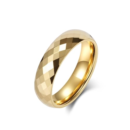 Bagues de mariage pour homme or 2 mm alliance tungstène losanges étanche t60