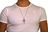 Ichthus Jesus fish olive wood cross necklace handmade in Nazareth #2