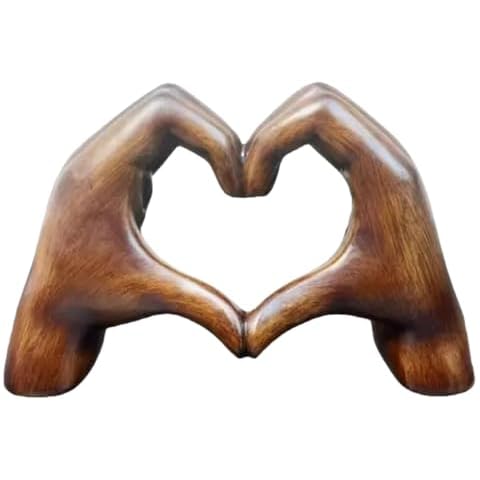 Heart Hands Sculpture for Boho Weddings Cover