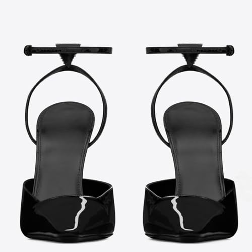 MRKEWUNEY Fashion Slingback Pumps Shoes for Women Pointed Toe Stiletto Heels Slip On Backless Dress High Heels2