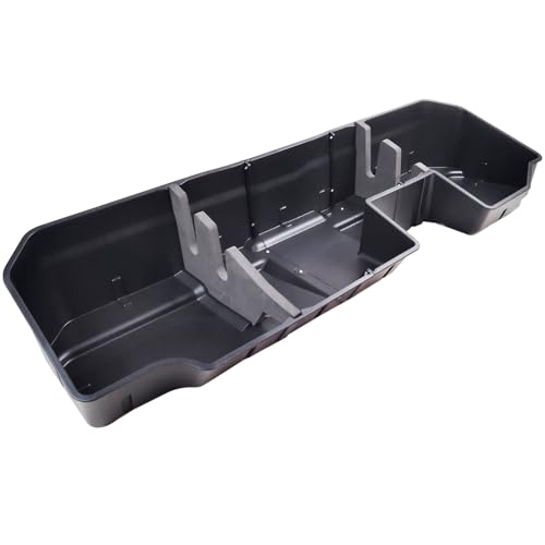 Image of Under Seat Storage Box & Center Console Organizer Tray Fit For Chevy GMC