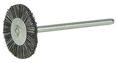Image of Weiler 26042 3 /4 inch Miniature Wheel, Soft Hair Fill, 3 /32 inch Stem, Made in The USA (Pack of 144) ASINB084WZ5ZJKGTIN30012382260423