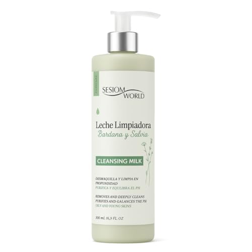 Leche limpiadora de Bardana y Salvia cutis grasos y jóvenes 500ml MW