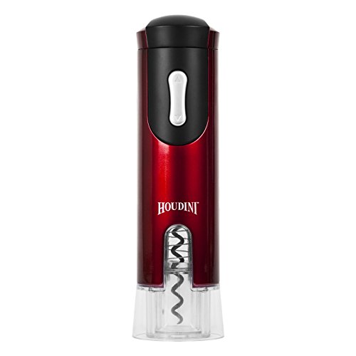 Houdini Electric Corkscrew (Metallic Red)