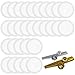30Pcs/Set Flute Accessories Kazoo Flute Diaphragms, Metal Professional Kazoo Membrane for Musical Instrument
