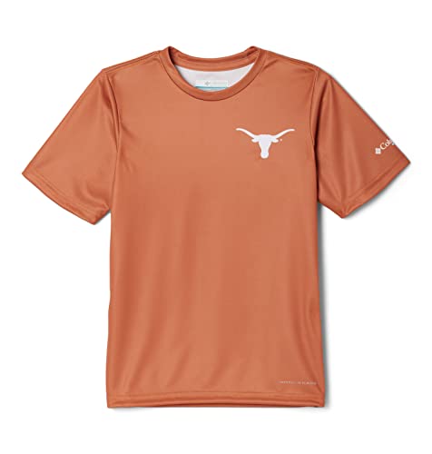 Image of Columbia Kids' Collegiate Terminal Tackle Short Sleeve Shirt