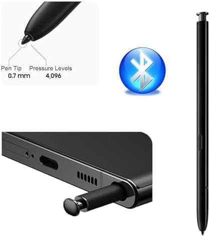 Penna S22 Ultra S Pen di ricambio per Samsung Galaxy S22 Ultra 5G SPen, Penna per S Pen Galaxy S22 Ultra con FunzioneBluetooth,Nero
