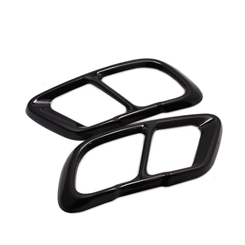 Couvercle arrière tuyau d'échappement BMW X5 X6 X7 aluminium brillant durable
