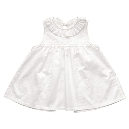 日本製 エプロン 赤ちゃんの城 リングレース オフホワイト