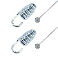 ECSiNG 2 Stück Bowdenzug mit Feder Rasenmäher Antriebskabel für Motorbremse Radantrieb Gas