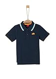 farbliche Akzente am Kragen s.Oliver Junior 404.10.004.13.130.2037855 Polohemd, Jungen, Blau 104/110 REG