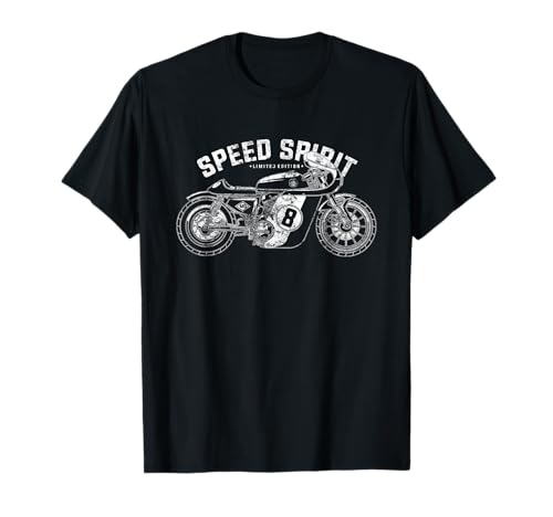 Speed Spirit - Retro vintage per amanti della moto, per motociclisti, garage, stile retrò, vintage
