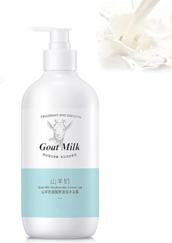 Goat Milk Skin Shower Gel, Deep Moisturizing And Cleansing, Moisturizes Dry Skin Body,Hydrating Body Care for Women & Men