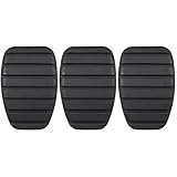 Alipis 3 Pièces Couvre Pédale Caoutchouc Antidérapant pour Frein et Embrayage – Protection Confort et Sécurité Compatible avec Renault Scenic, Modus