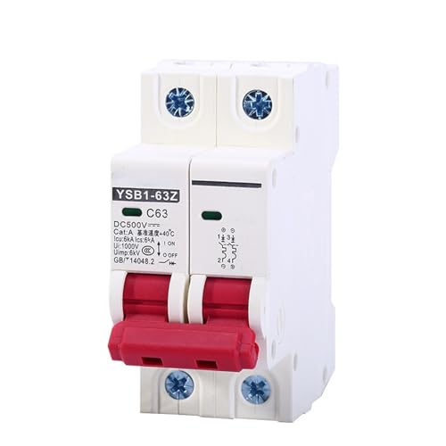 Disjoncteur solaire YSB1-63Z haute performance DC 63A pour installation PV
