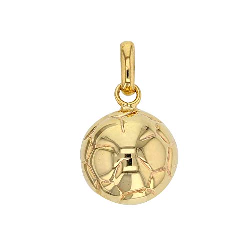 Pendentif ballon de foot en Or 375/1000 au quotidien, le bijou discret des supporters stylés