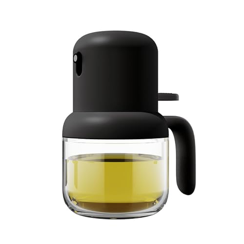 SAKEIOU Botella de Aceite de Vidrio Pulverizador de Aceite fácil de Usar Accesorio de Cocina Botella pulverizadora de Aceite Pulverizador de Aceite para dispensación controlada de Aceite