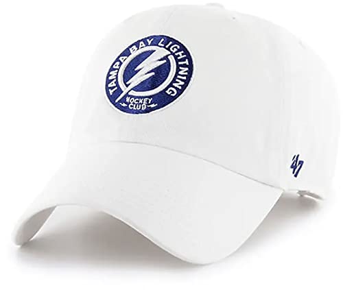 Gorra Tampa Bay Lightnings unisex ajustable blanca miniatura 1