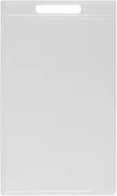 Tábua Placa De Polietileno Carnes 50x30 Espessura 10mm Canal (Branco)