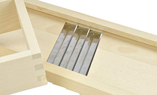 Wooden World in Legno, GRATTUGIA, AFFETTATRICE per Verdure, Frutta, Cavolo, 65 CM